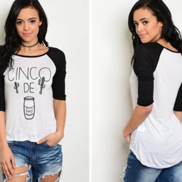 NWT Cinco De Mayo Baseball Tee ONLY ONE LEFT! - Picture 2 of 4